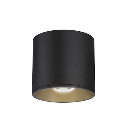 Maxim Lighting Stout RD 120-277V Indoor/Outdoor Flush Mount, Black 86212BK